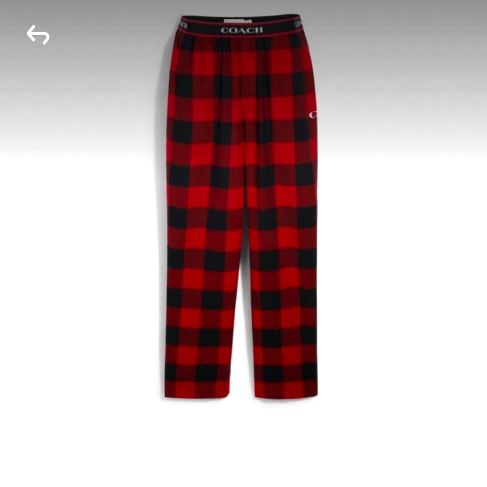 Men's Coach Flannel Pajama Pants